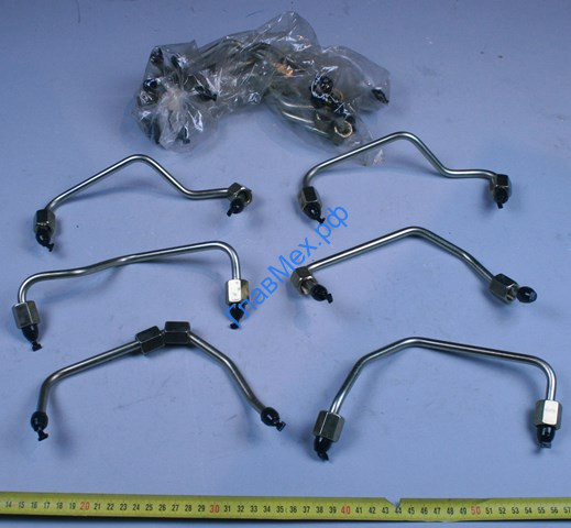 Трубки ТНВД WP12 SHAANXI (к-кт 6 шт) (612630080036/37)-6