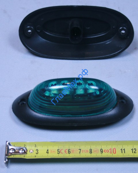 Фонарь солнцезащитного козырька зеленый (центральный) SHAANXI F3000 (DZ93189723230/G)