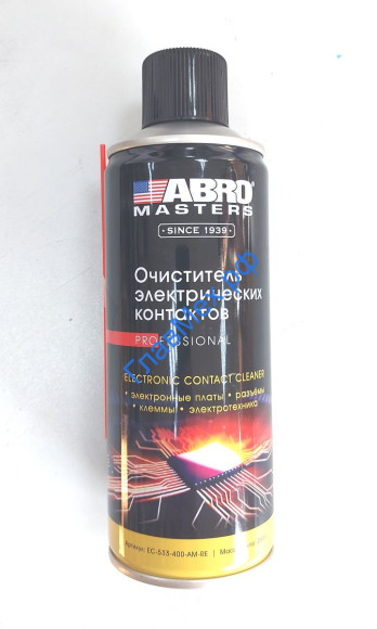 Очиститель электрических контактов 260г. ABRO MASTERS (EC-533-400-AM-RE) Очиститель электрических контактов 260г. ABRO MASTERS (EC-533-400-AM-RE)