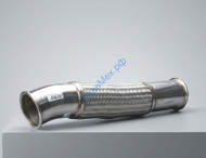 Гофра глушителя D-125 L-660 HOWO T5G, SITRAK C7H MAX (712W15204-0025)