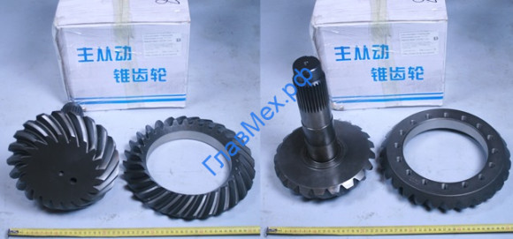 Пара главная среднего редуктора 21/28 (мост MAN) 31 шлиц SHAANXI F3000  (81.35199.6554)
