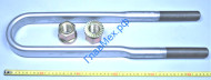 Стремянка задняя M30x93x540 вн.резьба 2x62mm FAW J5, J6 (2912411260, 2912411-71B/A) КАЧЕСТВО