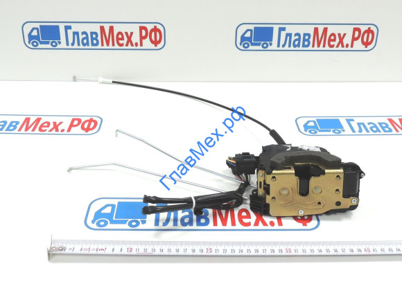 Замок двери правый электрический с тягами SHAANXI, SHACMAN X3000 (DZ14251340048)