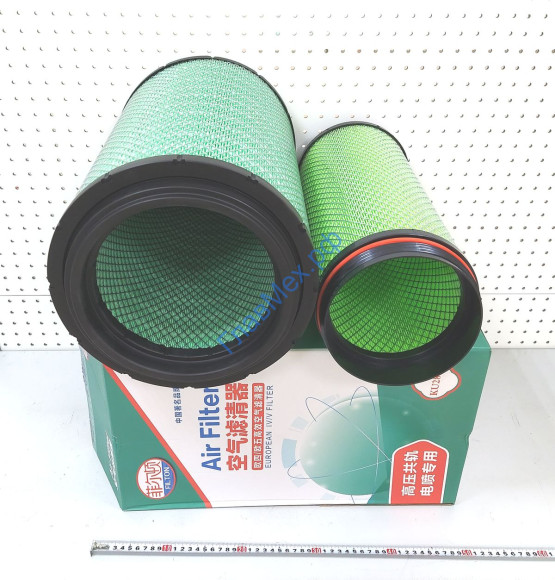Фильтр воздушный K2846 SITRAK G7, HOWO T5G, TH7 (WG9725191102+WG9725191103) КОМПЛЕКТ КАЧЕСТВО FILTON Фильтр воздушный K2846 SITRAK G7, HOWO T5G, TH7 (WG9725191102+WG9725191103) КОМПЛЕКТ КАЧЕСТВО FILTON