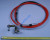 Трос КПП L=3400 (красный) HOWO (WG9719240007)