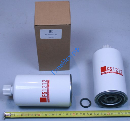 Фильтр топливный грубой очистки CUMMINS, DONG FENG, КАМАЗ, ПАЗ Евро-2 (FS1212, FS36253, FS1000, FF105, WK965X, P55100, FS1212, 1119ZB6-030)