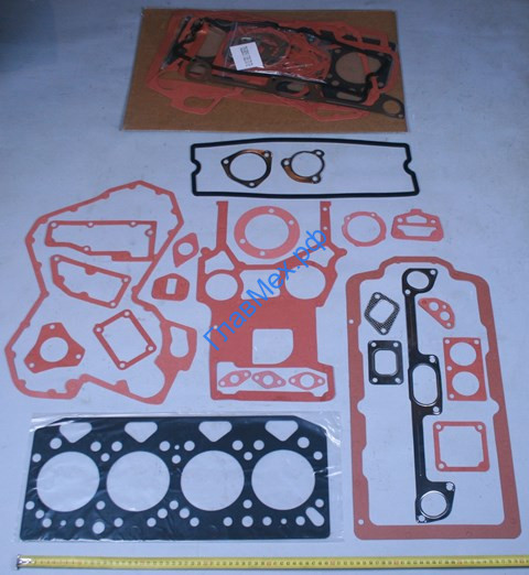 Прокладки ДВС ПОЛНЫЙ КОМПЛЕКТ ВВЕРХ + НИЗ С ГБЦ FOTON 1049А, 1069, 1099 (TU5LB0051 + ТU5LТ0178)