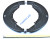 Пыльник (щиток тормозов) передний (комплект 2 шт.) FAW J5, FAW J6 (3501031-4E+3501032-4E)